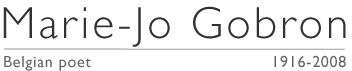 Marie-Jo Gobron,- pote belge